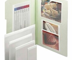 Smead Self-Adhesive Poly Pockets Top Load 4 1/16 Clear 100/Box 68123