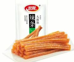 Weilong Big Tapioca Sticks 106g per bag, Spicy Snack for Relaxation and Craving Satisfaction