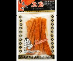 [12Packs] WEILONG, Big Latiao - Spicy Wheat Flour Strip Chili Snack, 3.6oz12Packs