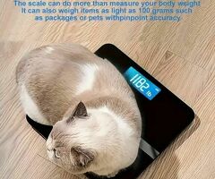 Weight Scale Electronic Scale, 396 Pound Digital Bathroom Scale, High-precision Weight Scale with LC